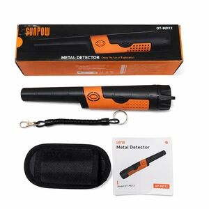 SUNPOW Pinpointer Metal Detector Wand Handheld Gold Coin Finder OT-MD12